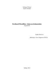 Eestlased Brasiilias: ränne ja kohanemine - E-Ait