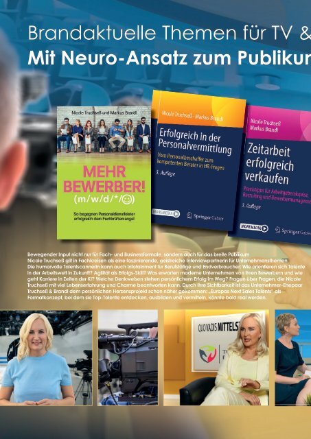 Nicole Truchseß • Truchseß & Brandl GmbH • OrhIDEAL Unternehmerin des Monats September 2023 • IDEAL WORKPLACE