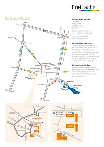 Anfahrtsbeschreibung