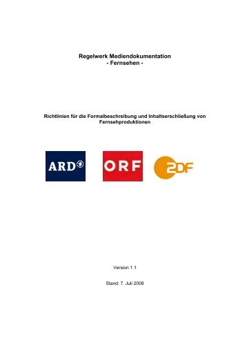 indexat - Regelwerk Mediendokumentation 1.0