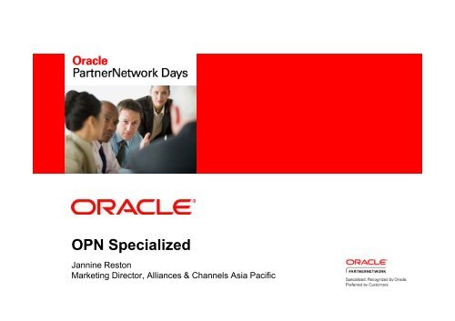 What is Specialization? - Oracle