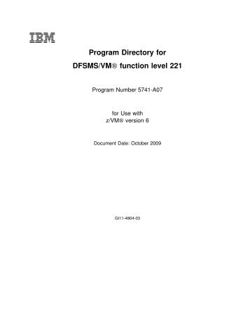 1 - z/VM - IBM