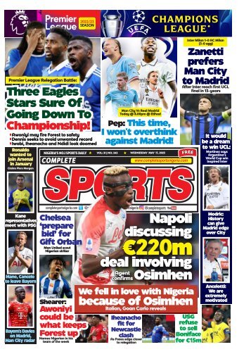 Complete Sports - Wednesday, May 17, 2023