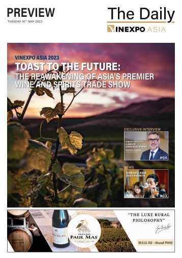 The Daily Vinexpo Asia 2023 -  Preview Edition