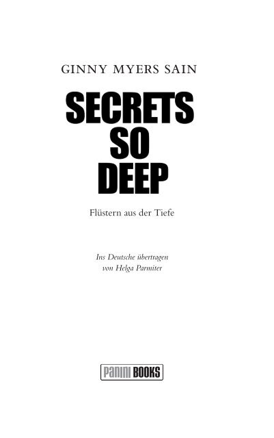 Secrets so deep - Flüstern aus der Tiefe (Leseprobe) YDMYERS002