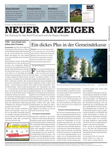 Neuer Anzeiger 19. Mai 2023