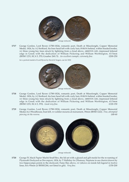 British Commemorative Medals Baldwins - 
