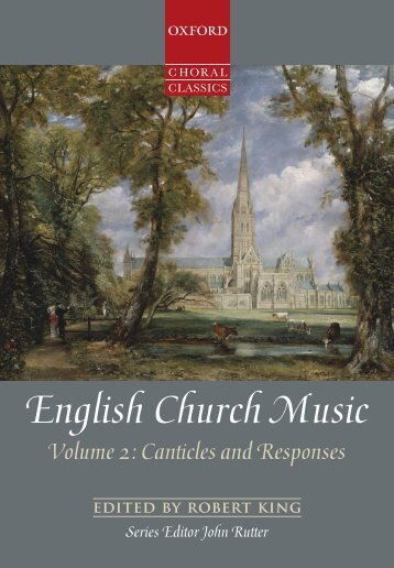 English Church Music vol2: Canticles & Responses