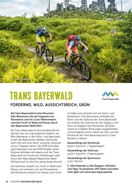 Radtipps Bayerischer Wald 2023