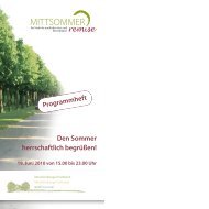 Den Sommer herrschaftlich begrüßen! - Mittsommer Remise