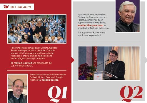Catholic Extension Annual Report 2022