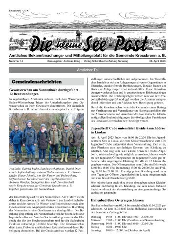 18.05.2023 Die kleine See-Post