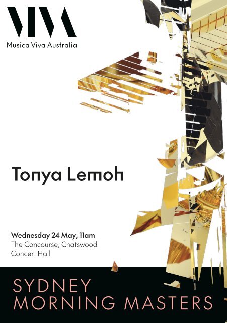 Tonya Lemoh Program Guide | Sydney Morning Masters 24 May 2023