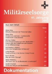 2003 - Dokumentation - Katholische Militärseelsorge