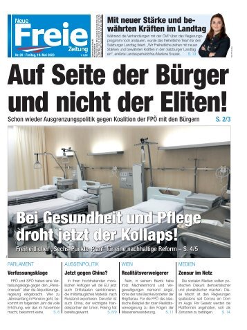 Auf Seite der Bürger und nicht der Eliten!