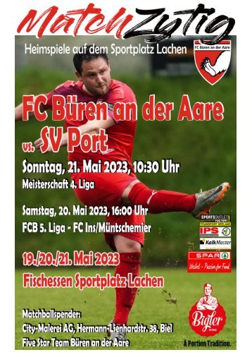 FC Büren an der Aare - SV Port, 21.05.2023, 10:30 Uhr