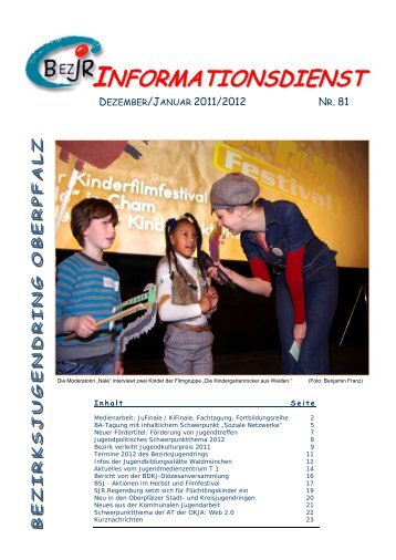 Jugendpolitisches Schwerpunktthema 2012 - Bezirksjugendring ...