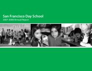 2007-2008 SFDS Annual Report - San Francisco Day School