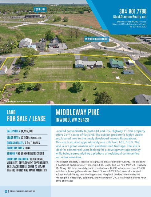 Middleway Pike Marketing Flyer