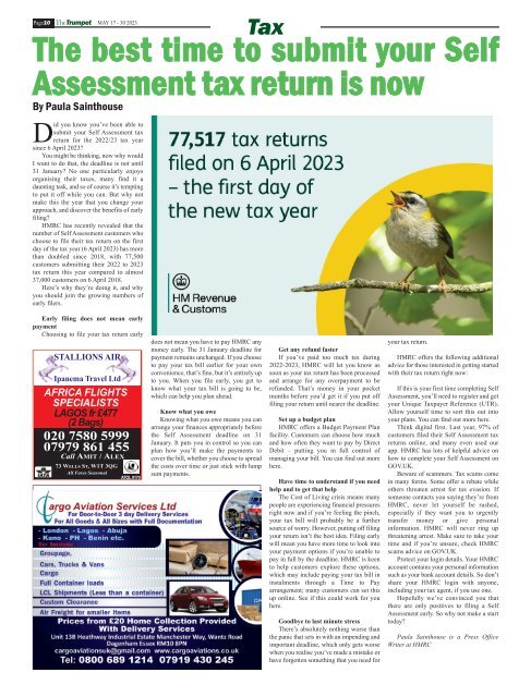 The Trumpet Newspaper Issue 597 (May 17 - 30 2023)