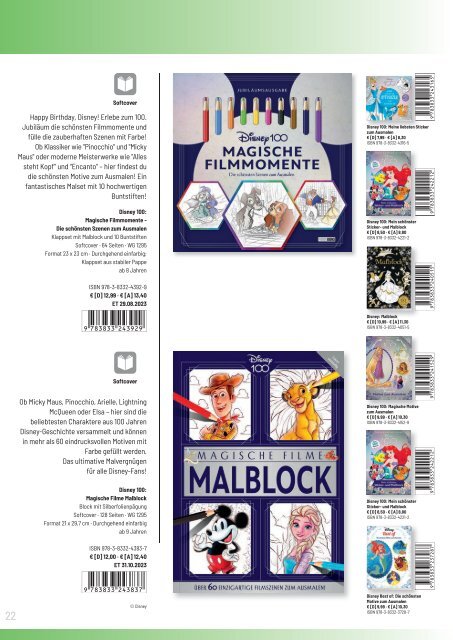 Panini Kinder- und Jugendbuch Programmvorschau 2023