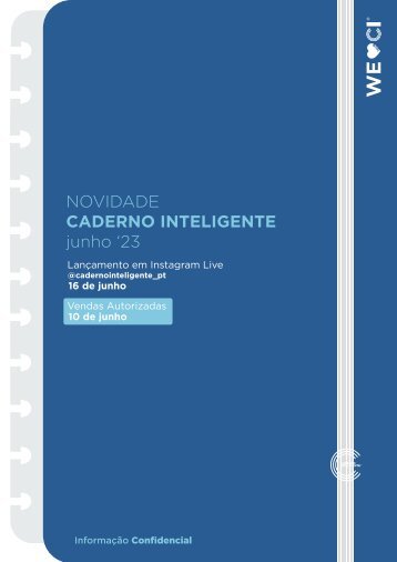 Lançamentos Junho 2023 | Caderno Inteligente