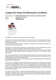 Lustige Give-Aways für Weihnachten und Winter - fair-NEWS.de