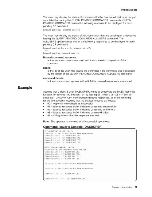 z/VM: CP Commands and Utilities Reference - z/VM - IBM