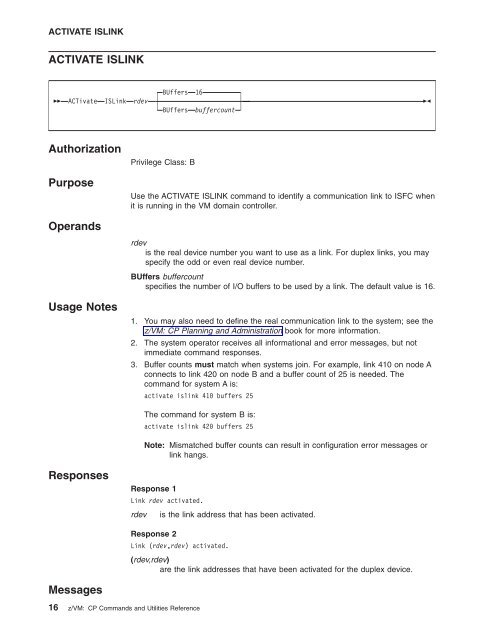 z/VM: CP Commands and Utilities Reference - z/VM - IBM