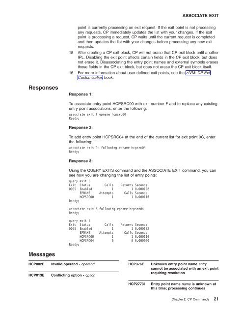 z/VM: CP Commands and Utilities Reference - z/VM - IBM