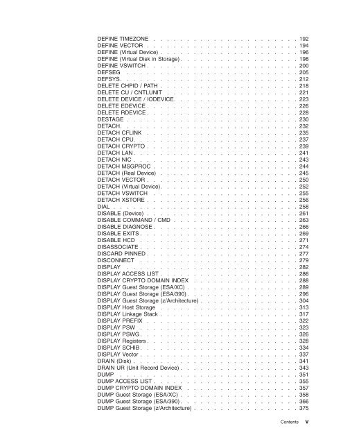 z/VM: CP Commands and Utilities Reference - z/VM - IBM