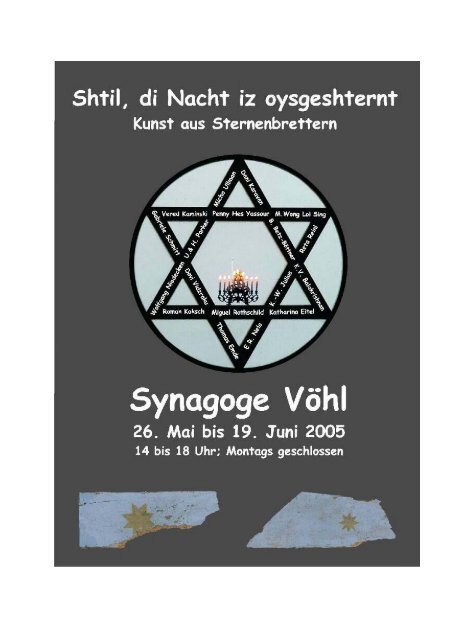 Katalog als pdf - Ehemalige Synagoge in Vöhl
