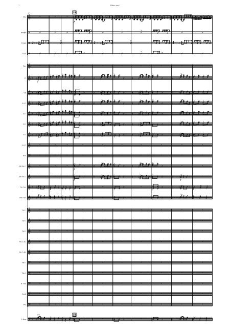 Ellisor Concerto for Marimba, Percussion and Wind Ensemble - SCORE