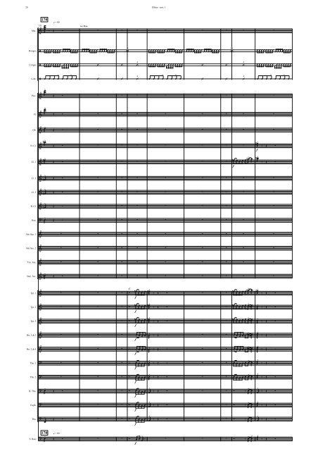 Ellisor Concerto for Marimba, Percussion and Wind Ensemble - SCORE