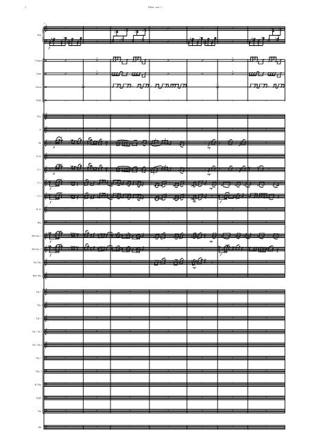 Ellisor Concerto for Marimba, Percussion and Wind Ensemble - SCORE