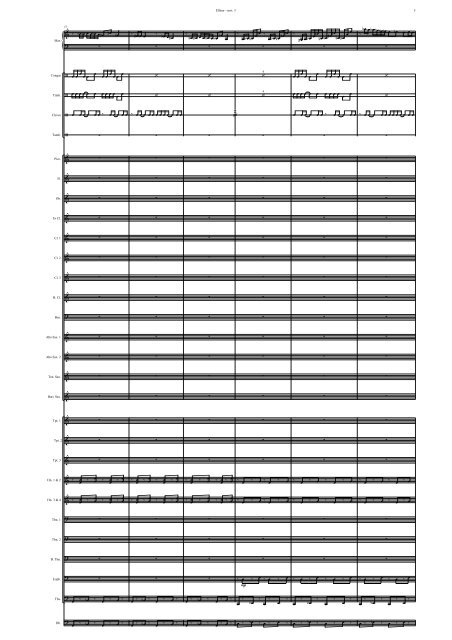 Ellisor Concerto for Marimba, Percussion and Wind Ensemble - SCORE