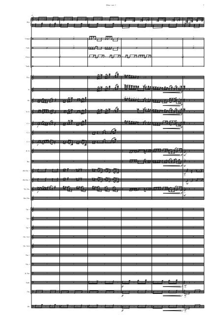 Ellisor Concerto for Marimba, Percussion and Wind Ensemble - SCORE