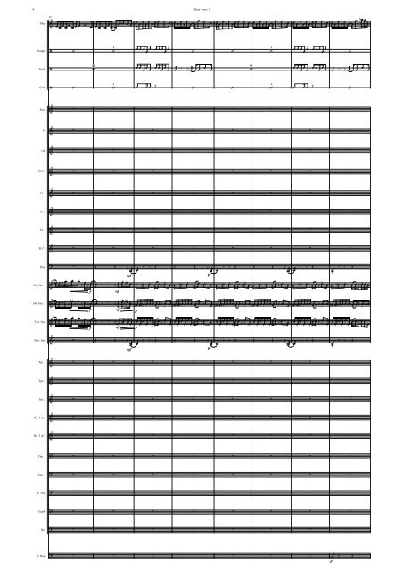 Ellisor Concerto for Marimba, Percussion and Wind Ensemble - SCORE