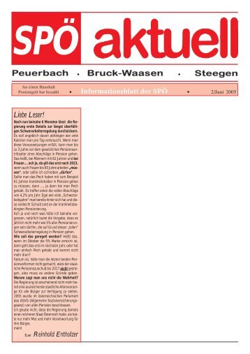 Peuerb.SPÖ 3/04 - SPÖ Peuerbach