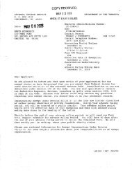 501(c)3 Determination Letter - Earth Economics