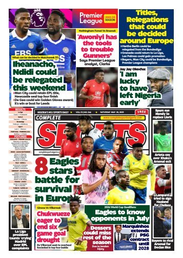 Complete Sports - Saturday, May 20, 2023