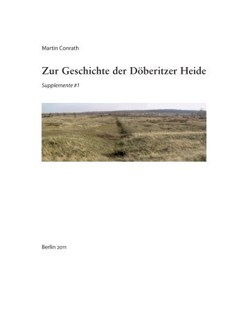 Zur Geschichte der Döberitzer Heide - Marion Kreißler – Martin ...