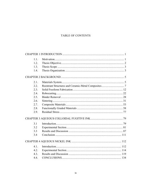 DESIGN, ASSEMBLY AND CHARACTERIZATION OF COMPOSITE ...