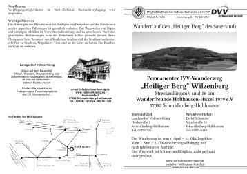 „Heiliger Berg“ Wilzenberg - Bad Fredeburg