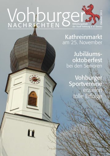 Okt. 2012 - Stadt Vohburg