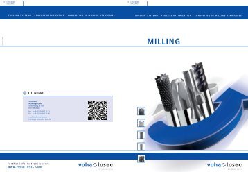 solid carbide end mills - Voha- Tosec Werkzeuge GmbH