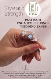 2023 Platinum Bridal Engagement Rings and Wedding Bands