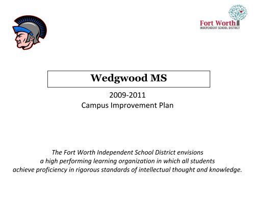 060 Wedgwood MS.pdf - Fort Worth ISD