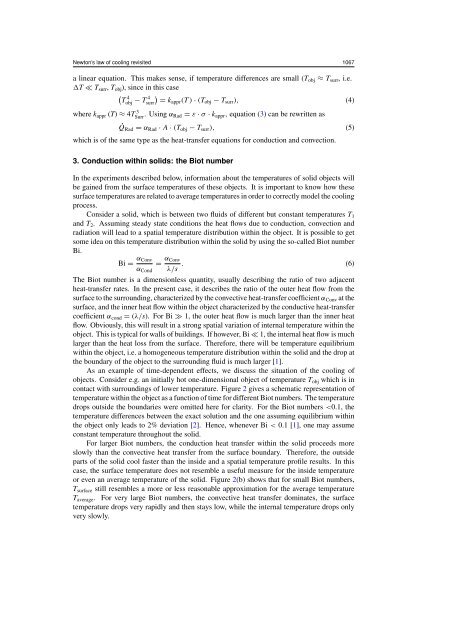 Newton's law of cooling revisited - Cartan