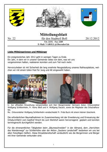 Mitteilungsblatt - Oberndorf am Neckar